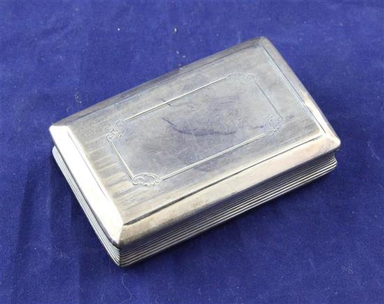 A Victorian snuff box